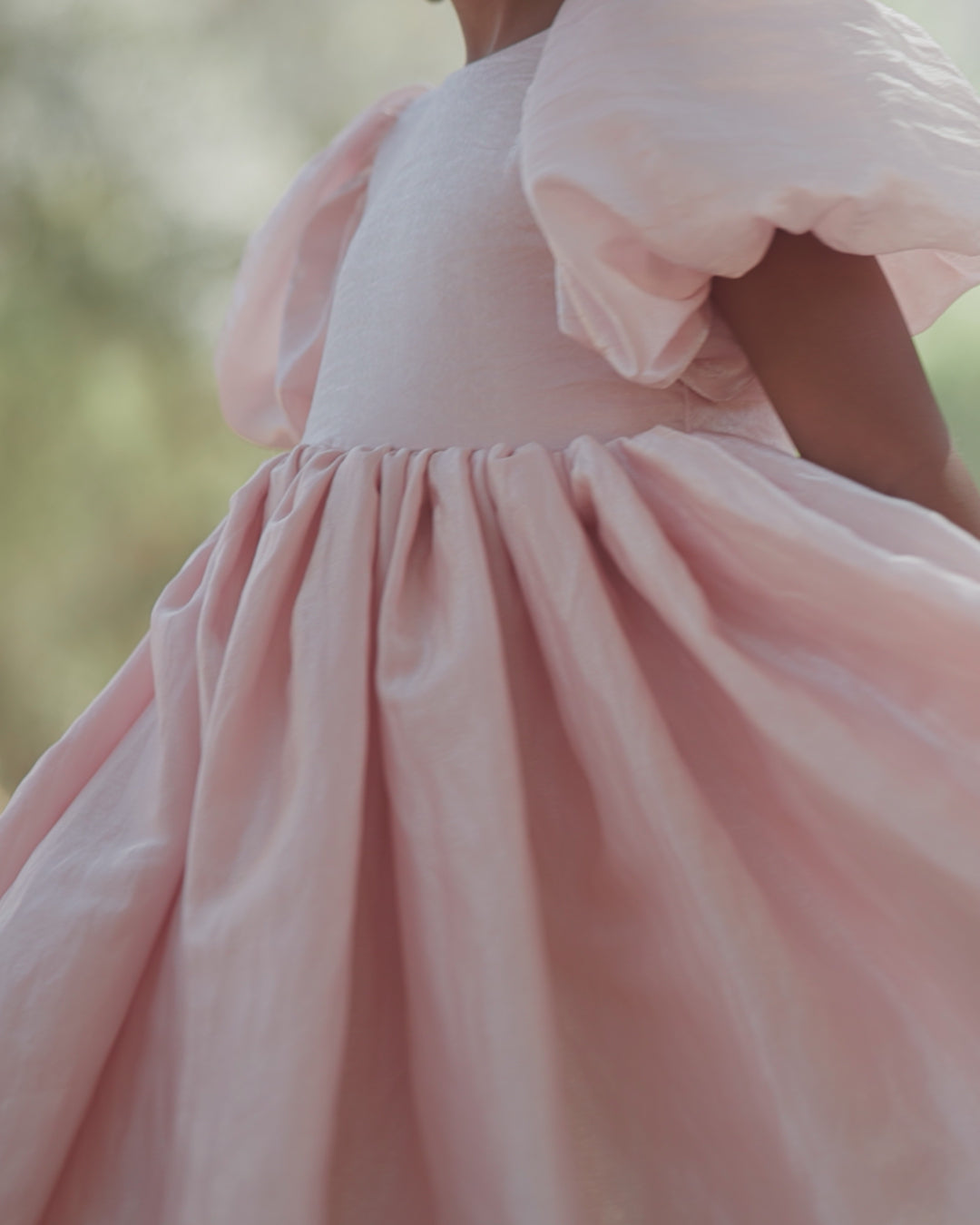Sofia Dress Rose Shimmer