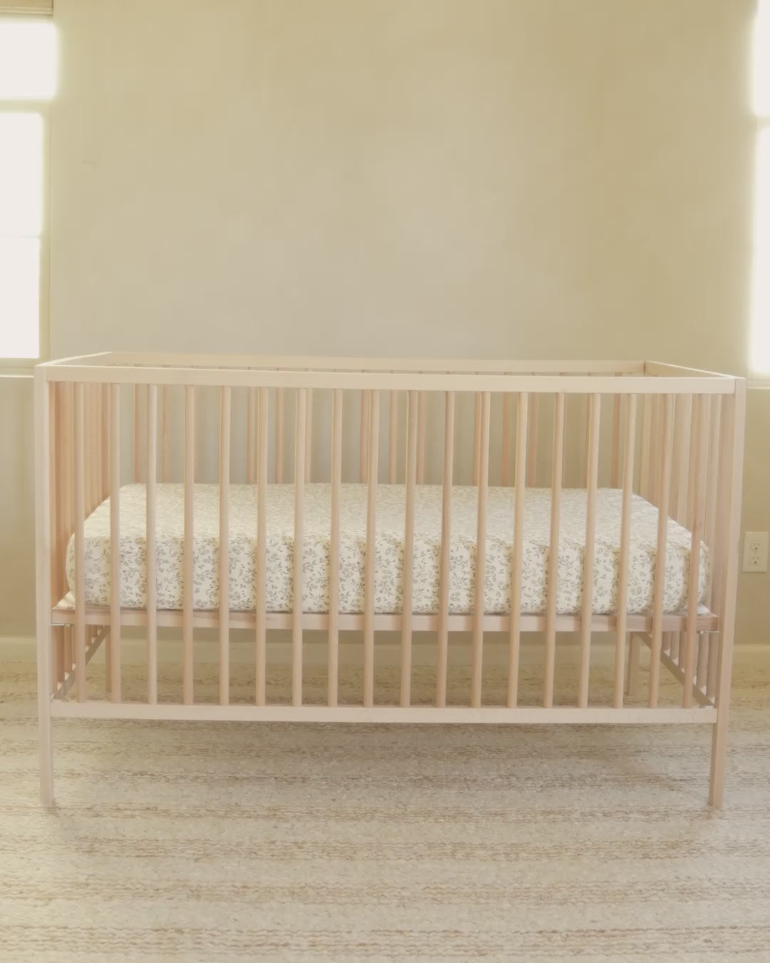 Feuille de berceau en bambou || Des bois