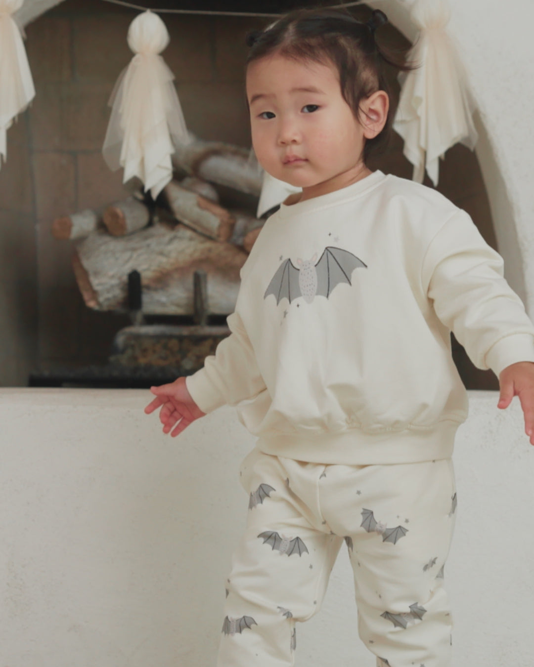 Relaxed Fleece Sweatshirt Baby Bat