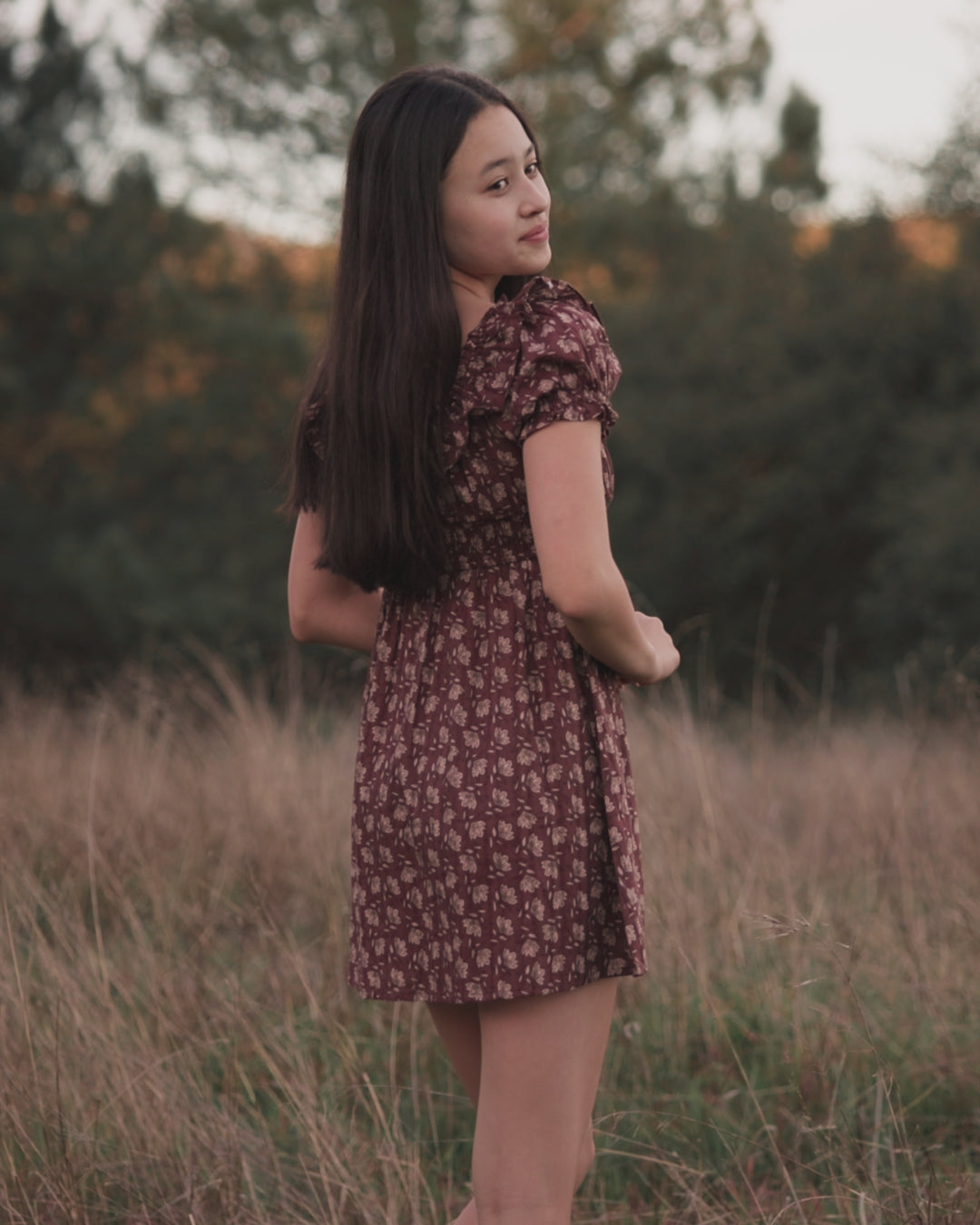 Vestido Dillon para adolescente Mulberry Iris
