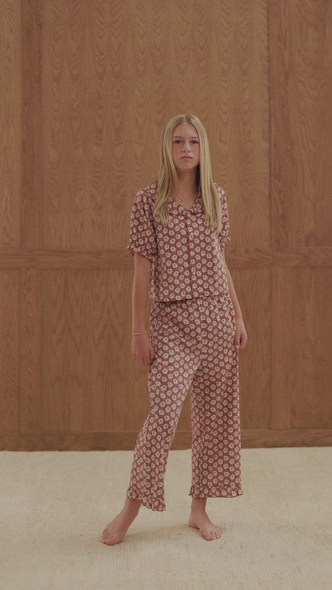 Pyjamas à volants || Fleur de rubis