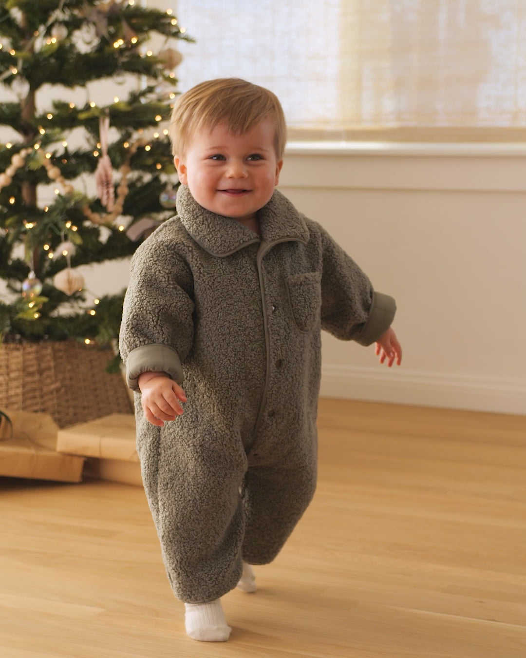 시어링 지퍼 재킷 || 숲