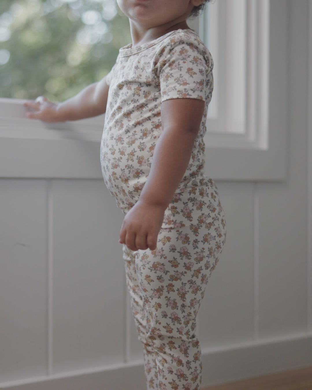 Bamboo Short Sleeve Pajama Set Wildflower