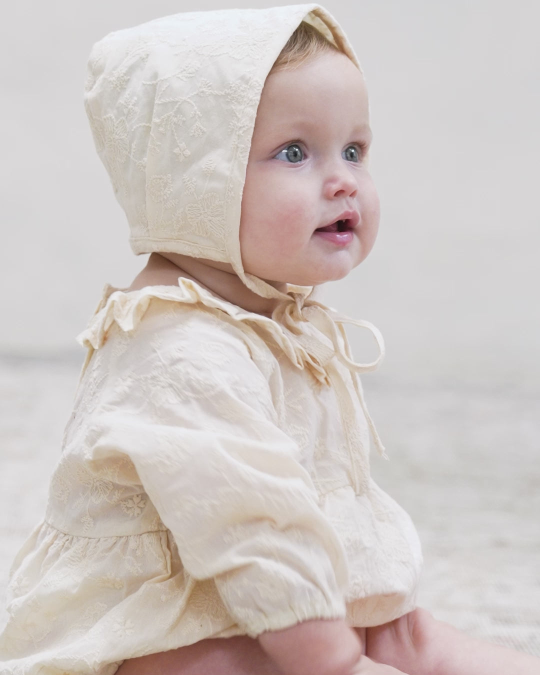 Baby Bonnet || Natural