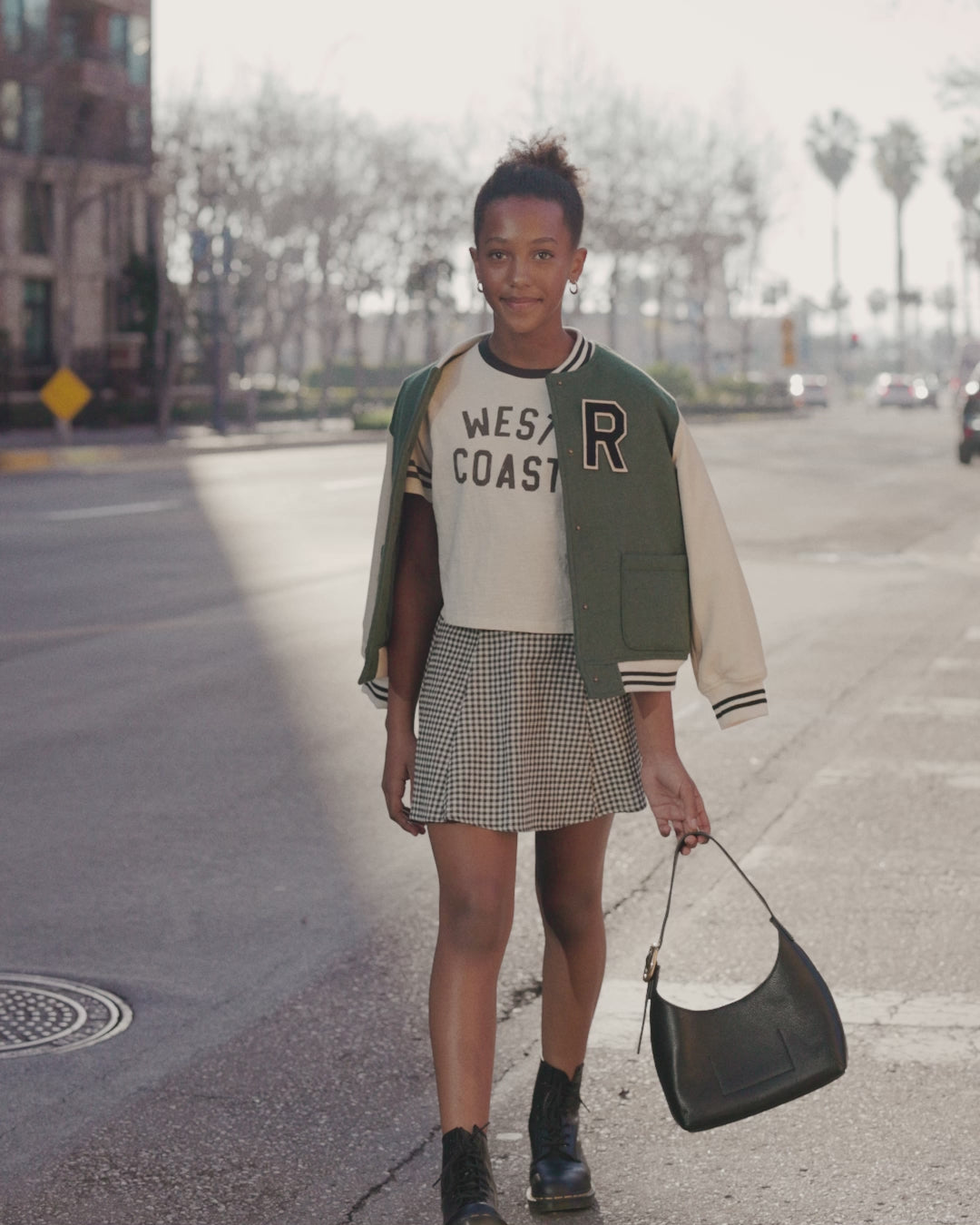 Chaqueta universitaria || Verde