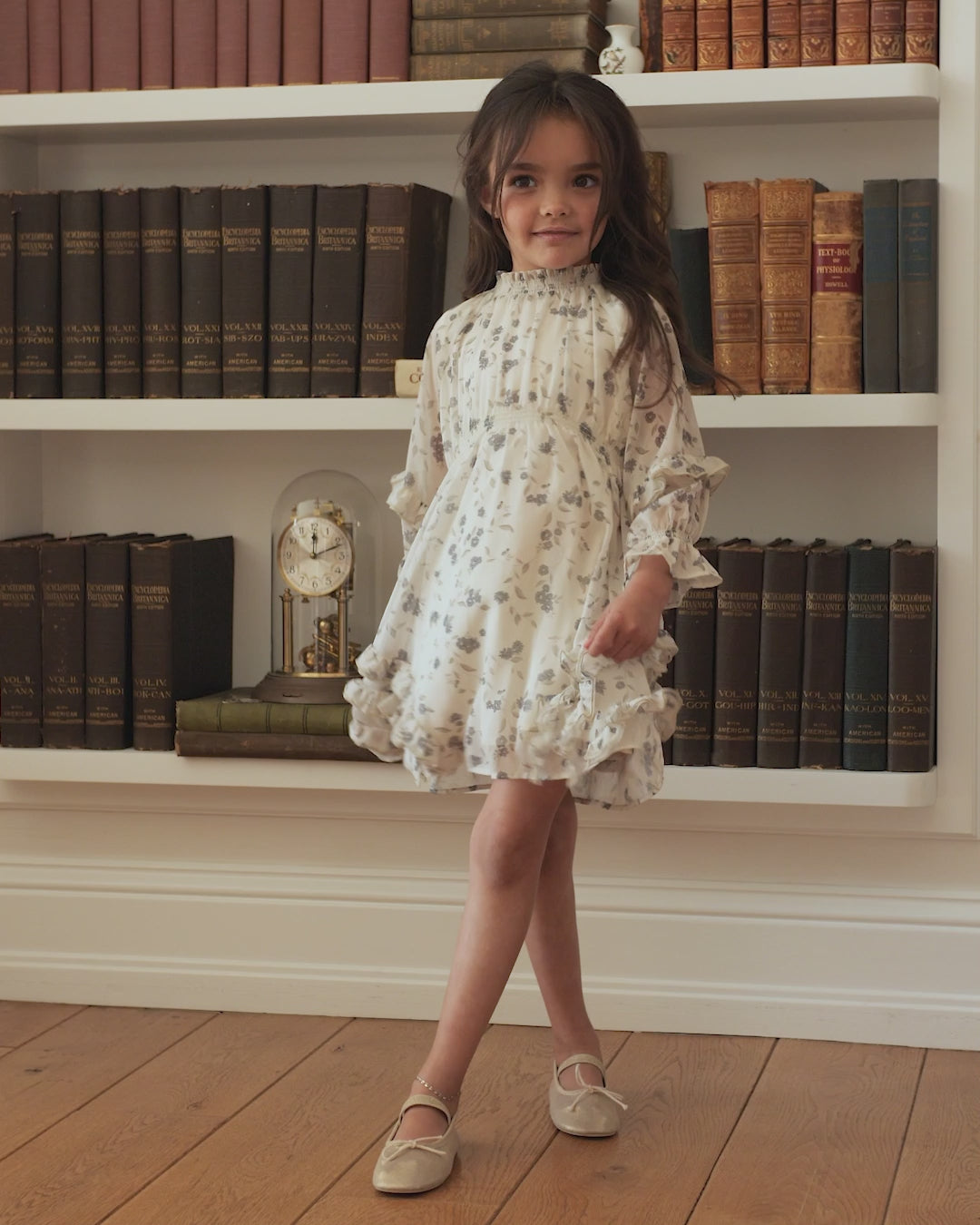 Augusta Dress | French Blue Floral