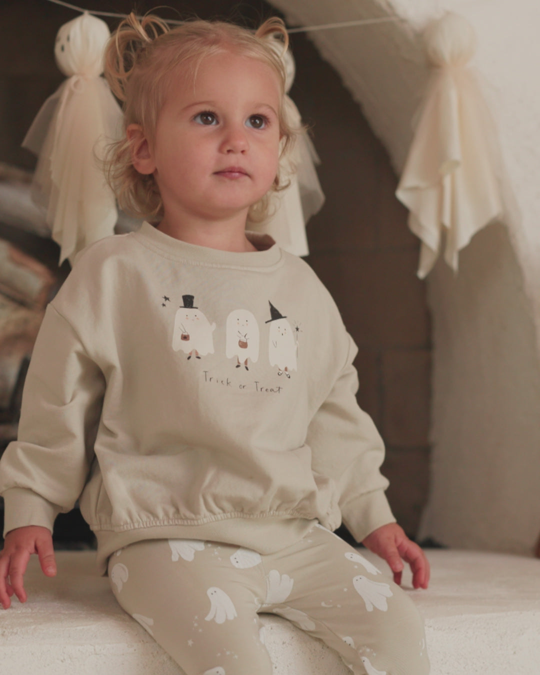 Relaxed Fleece Sweatshirt Trick Or Treat