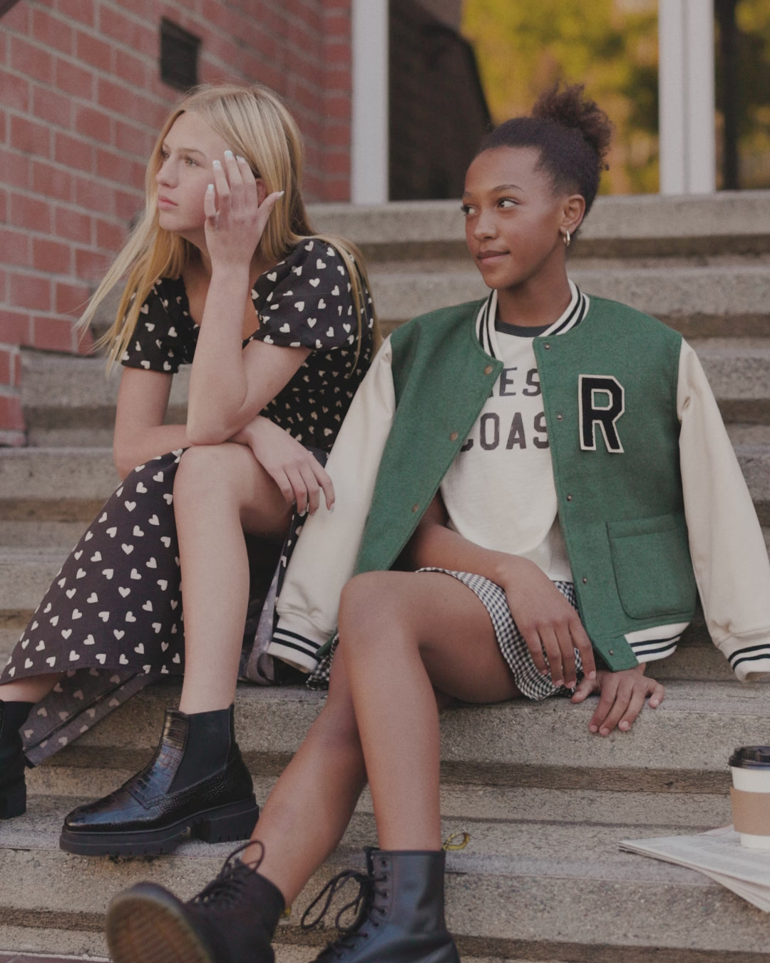 Chaqueta universitaria || Verde