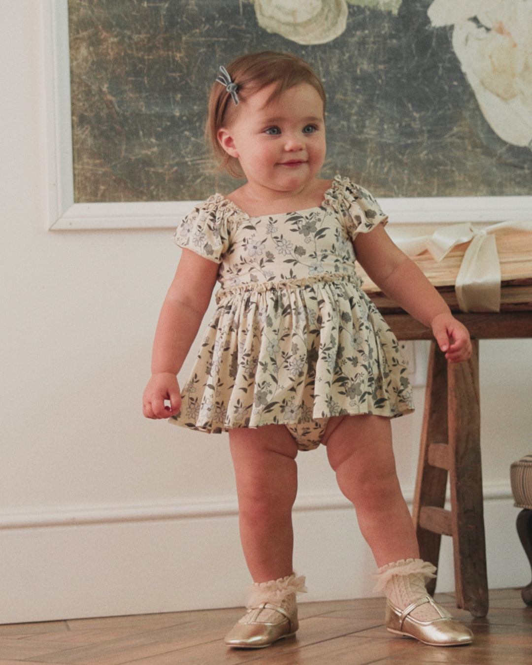 Margot Romper Green Magnolia