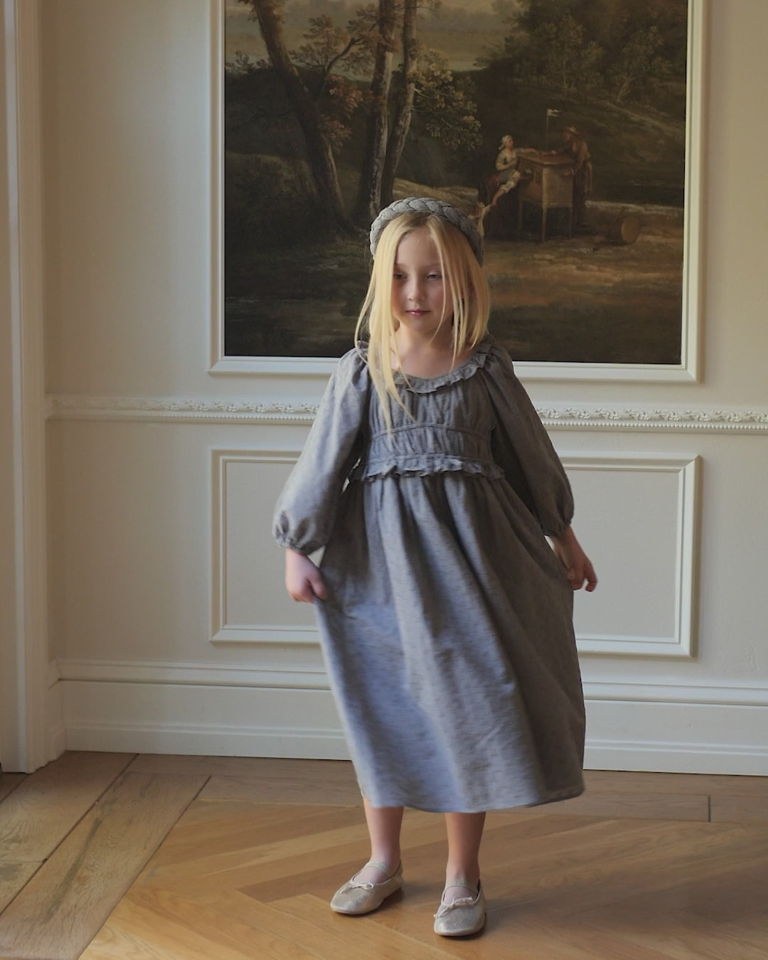 Junie-Kleid | Französisches Blau