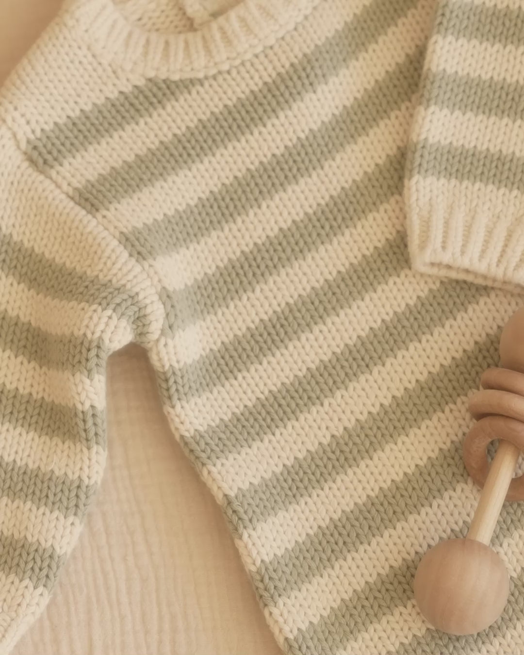 Rex Romper || Fern Stripe