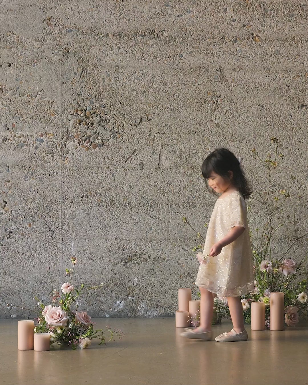 雏菊连衣裙 |银色金属