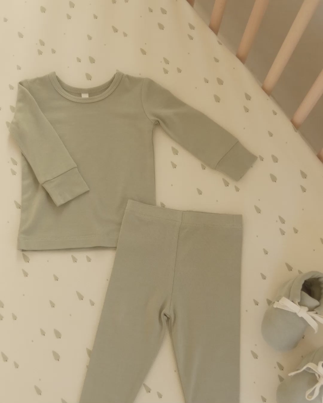 Conjunto de pijama de bambú || Helecho