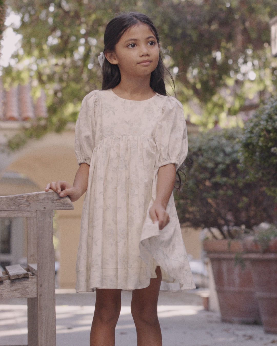 Luna Dress Mist English Rose – Noralee