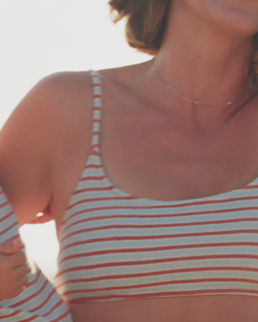 Shorty One-Piece Americana Stripe