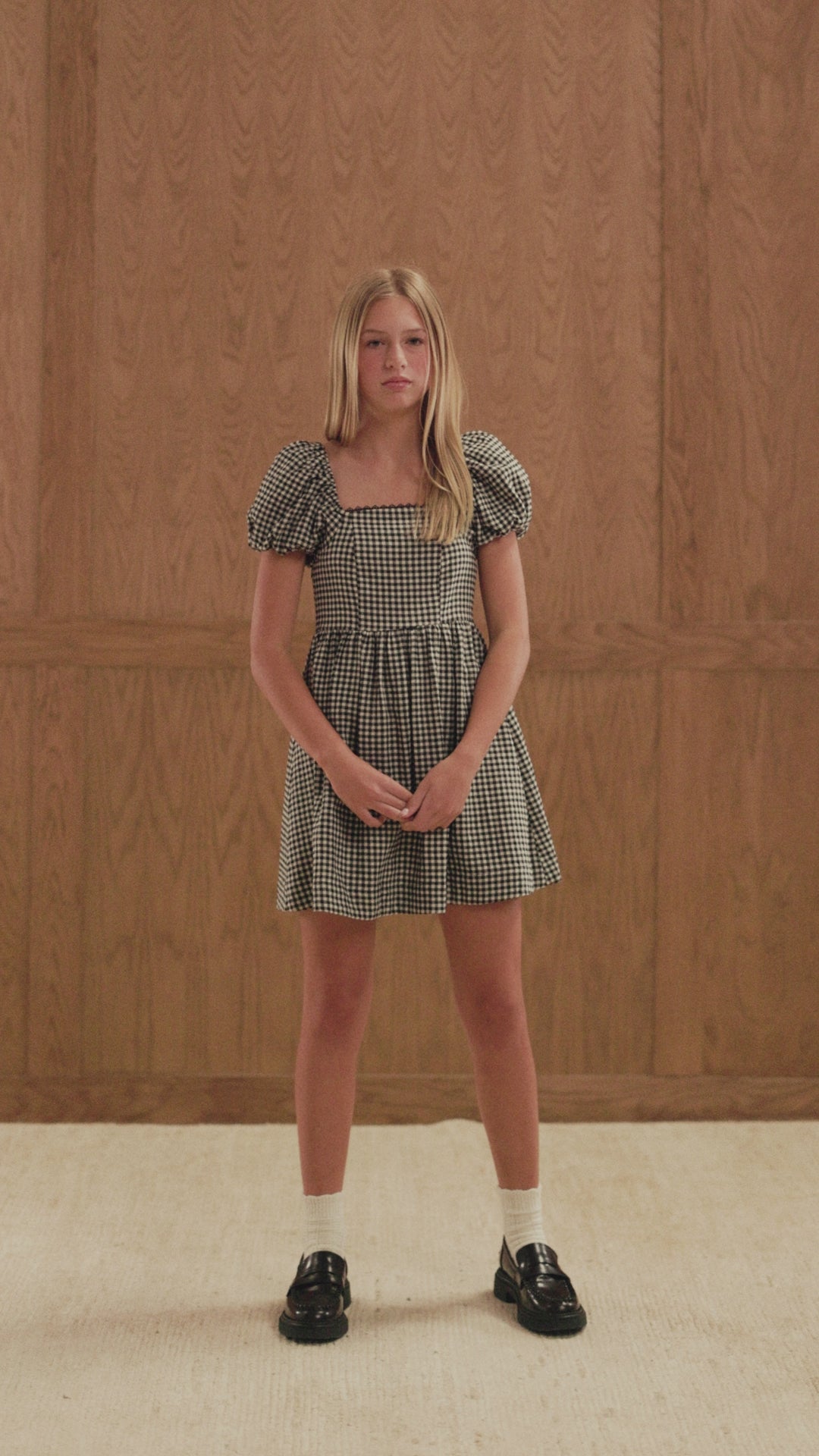 Robe Axel || Vichy noir