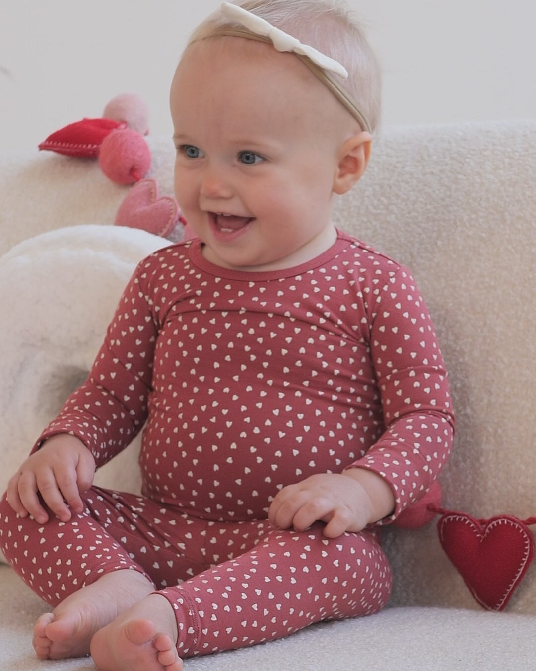 Bamboo Pajama Set || Tiny Hearts