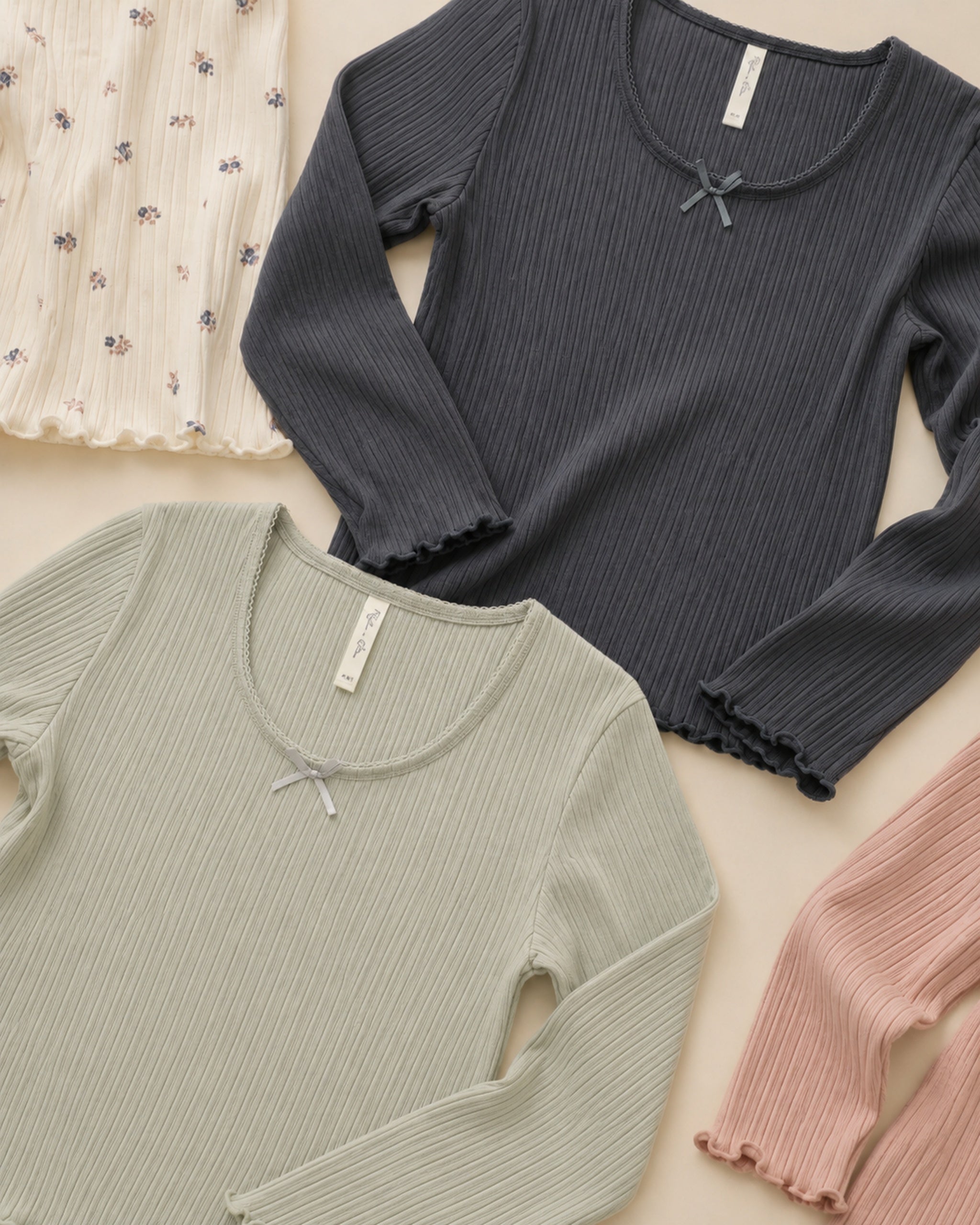 Ribbed Long Sleeve Sage
