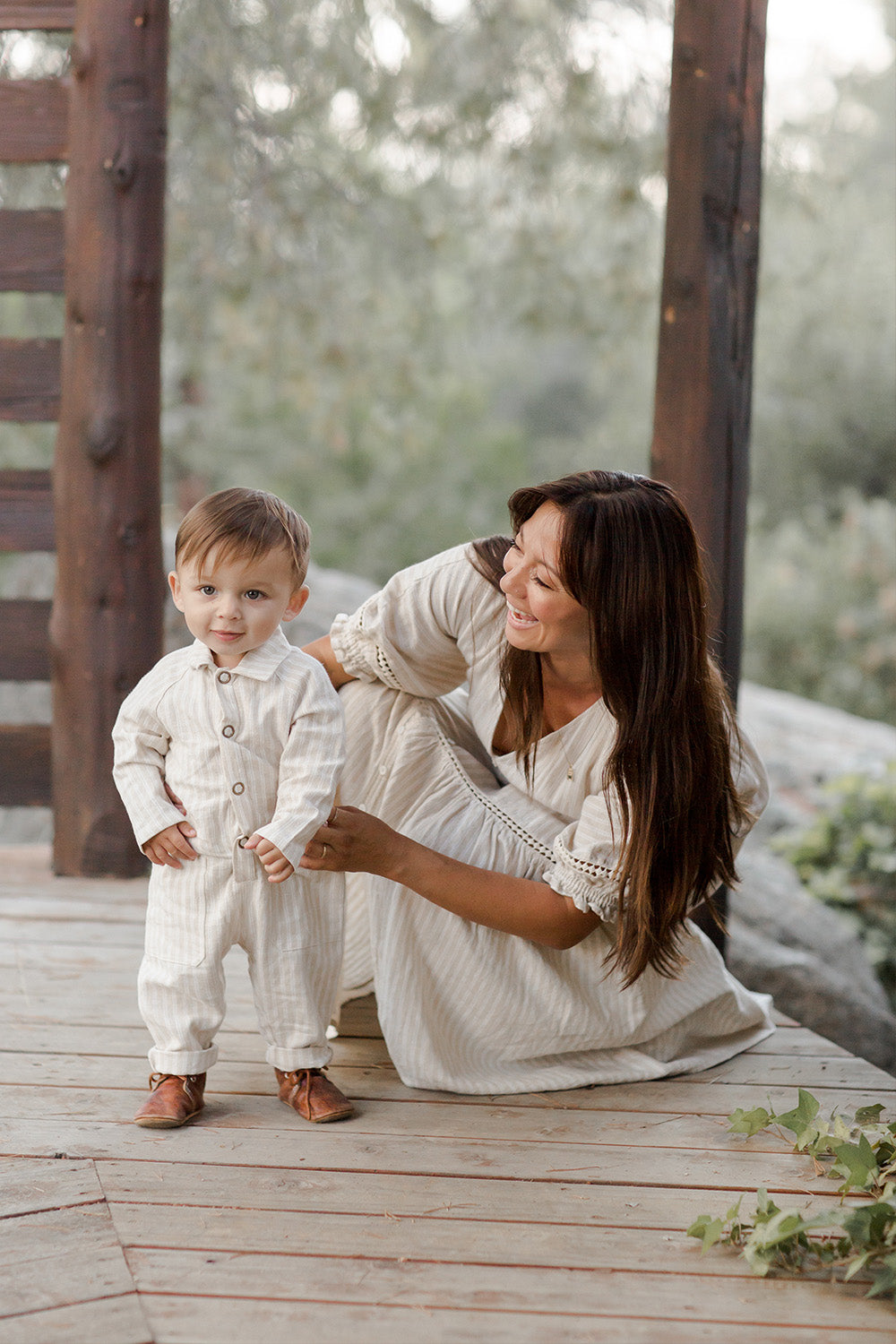 Mom and baby 2024 matching christmas outfits