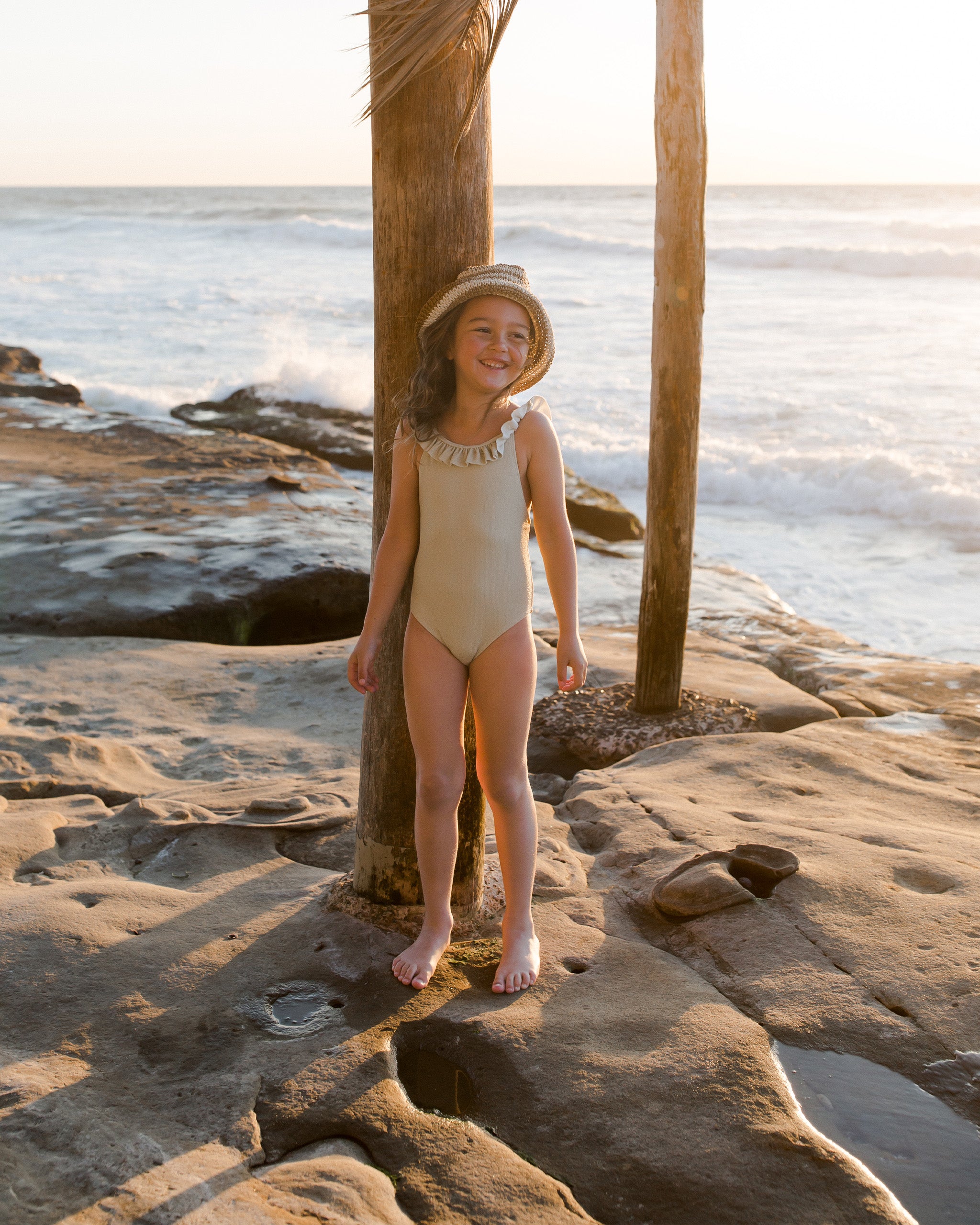 arielle one-piece || lemon - Rylee + Cru | Kids Clothes | Trendy Baby Clothes | Modern Infant Outfits |