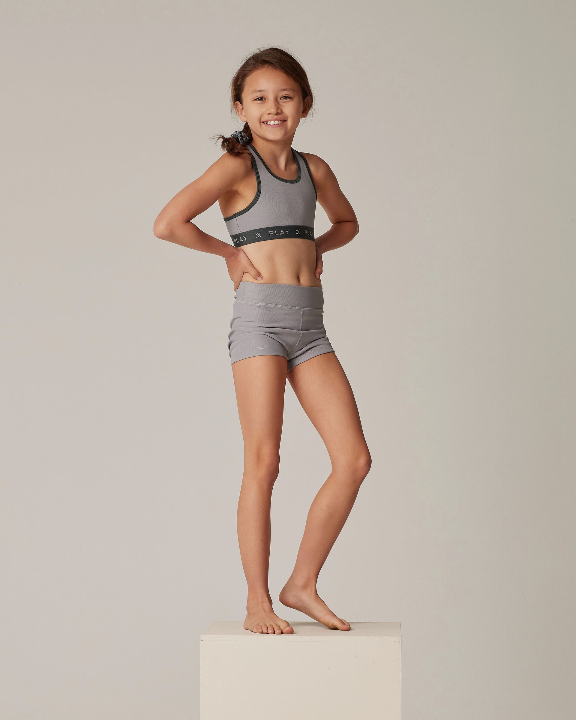 Rylee + Cru Swift Sports Bra - Citron Bloom