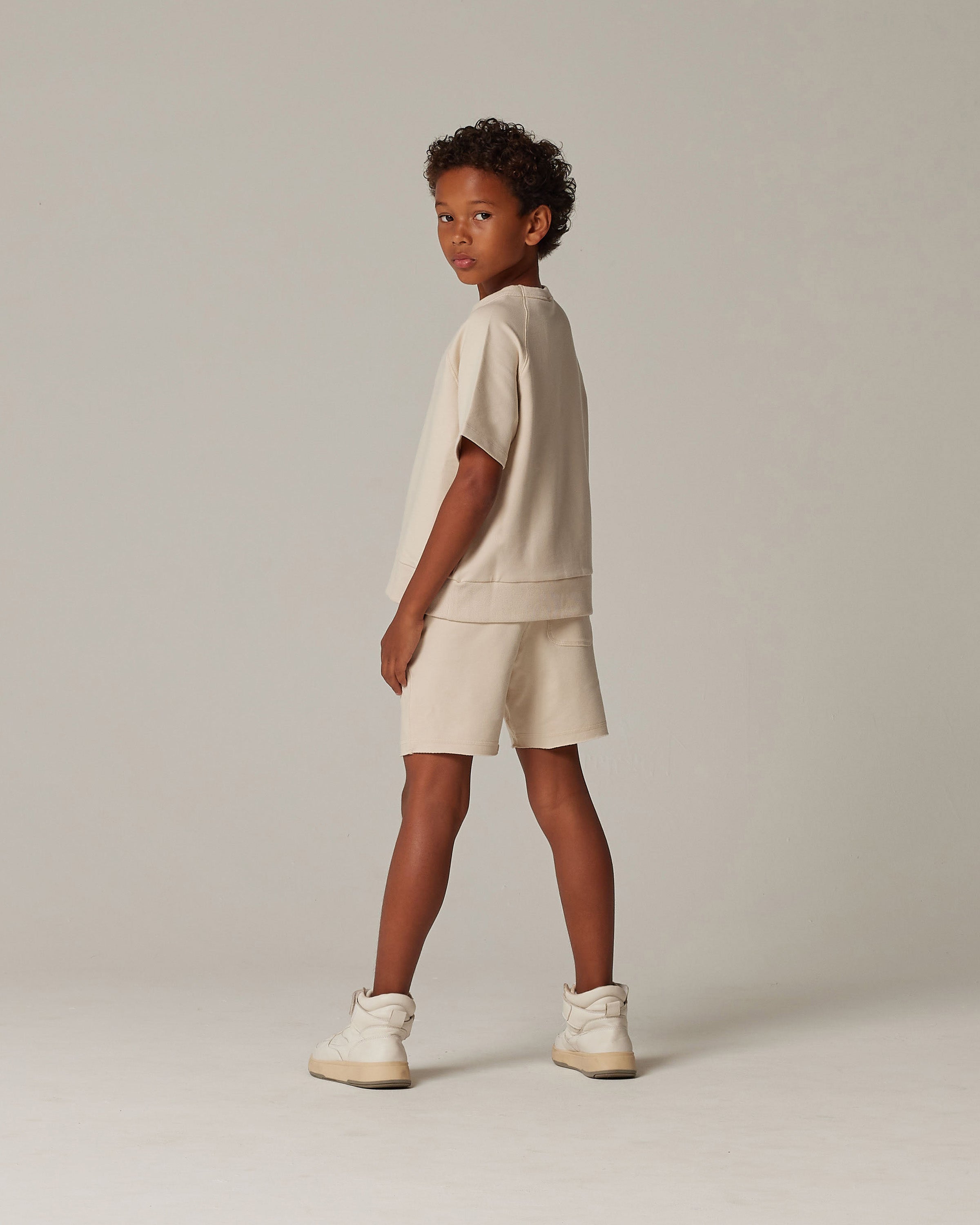 Ventura Short | Natural - Rylee + Cru | Kids Clothes | Trendy Baby Clothes | Modern Infant Outfits |