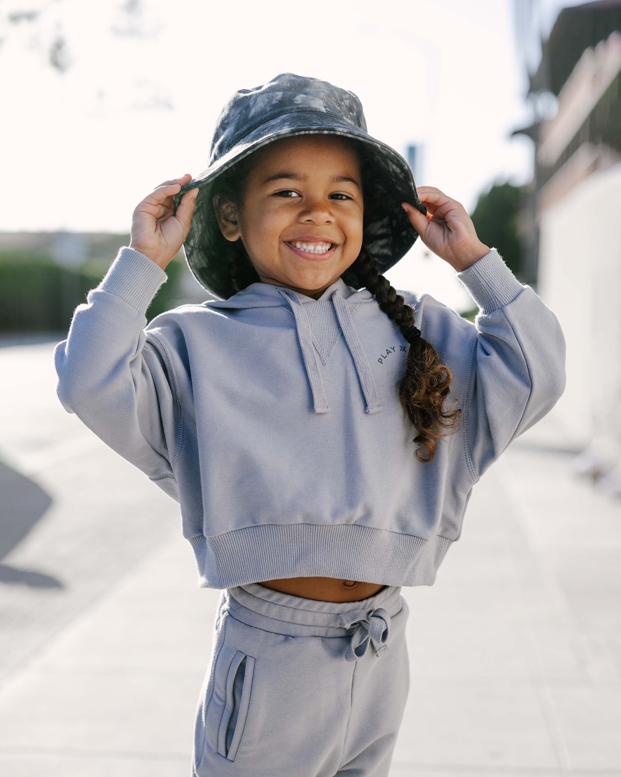 Bucket Hat | indigo tie-dye - Rylee + Cru | Kids Clothes | Trendy Baby Clothes | Modern Infant Outfits |