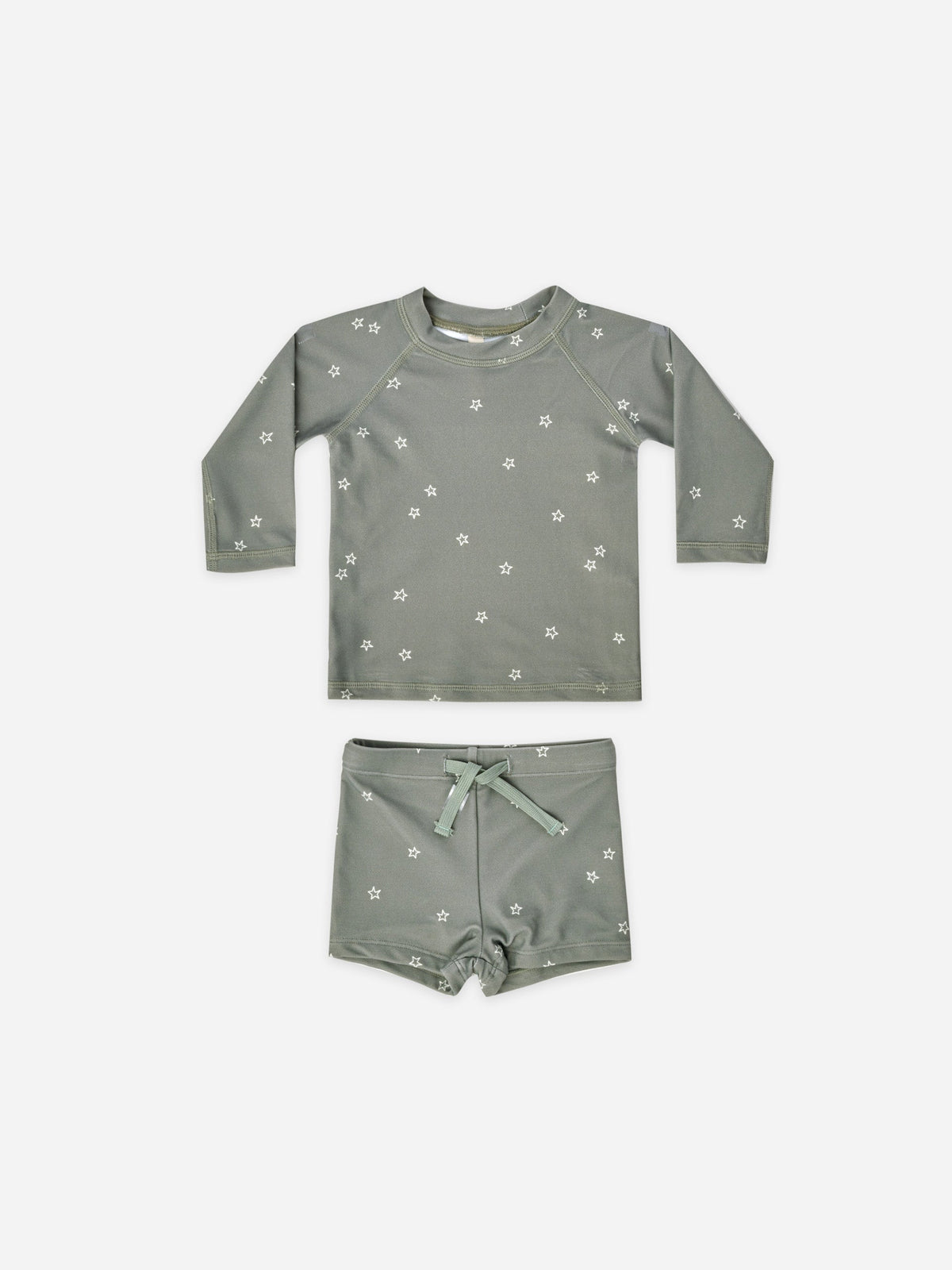 Quincy Mae Swim Shorts - Ocean Gingham main image 1