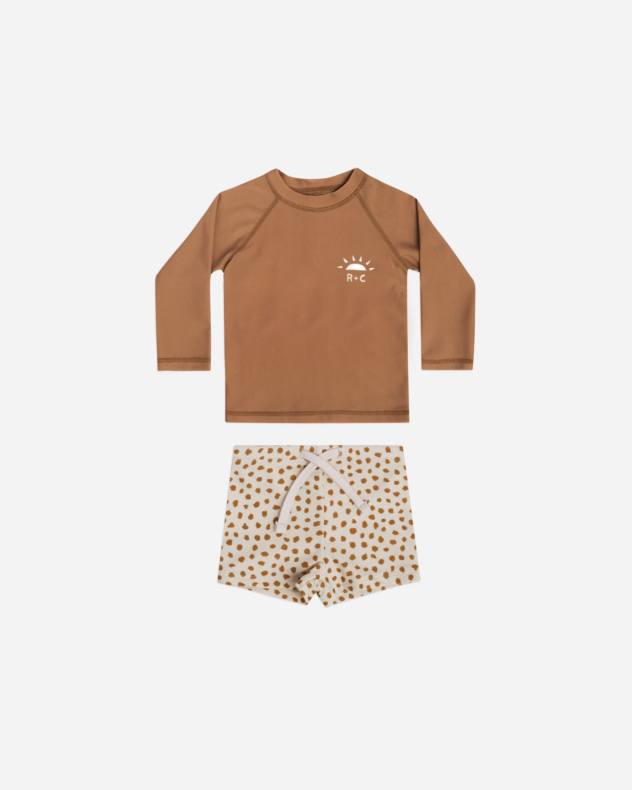 rash guard boy set || spots - Rylee + Cru | Kids Clothes | Trendy Baby Clothes | Modern Infant Outfits |