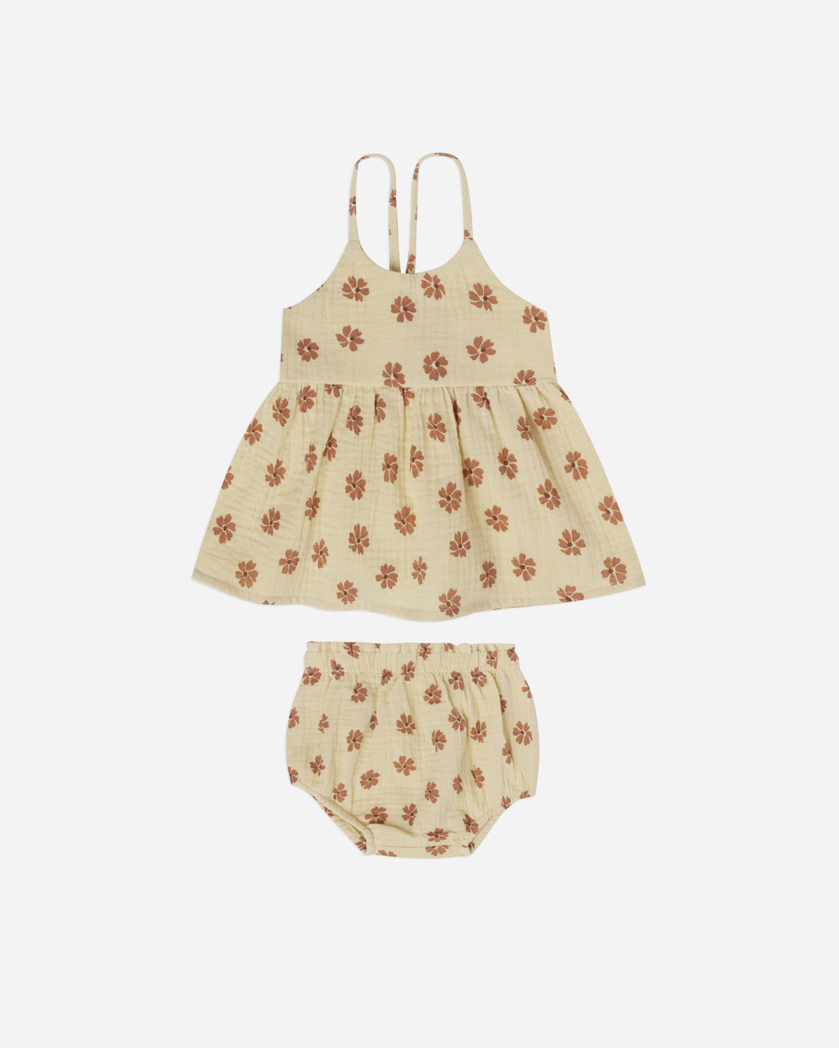 Rylee + Cru Rose Mini Skirt in Lemon - New With Tags, 4-5 years main image 1